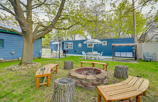 Photo 1 - Caseville Cottage w/ Fire Pit, Walk to Lake Huron