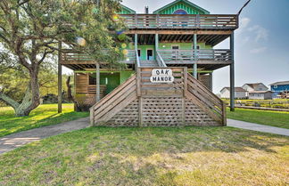 Photo 1 - Quiet Hatteras Duplex With Decks ~ 1 Mile to Beach