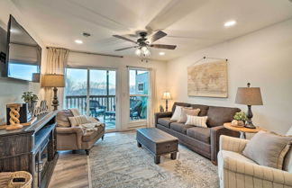 Photo 1 - Serene Family Condo w/ Balcony & Fireplace