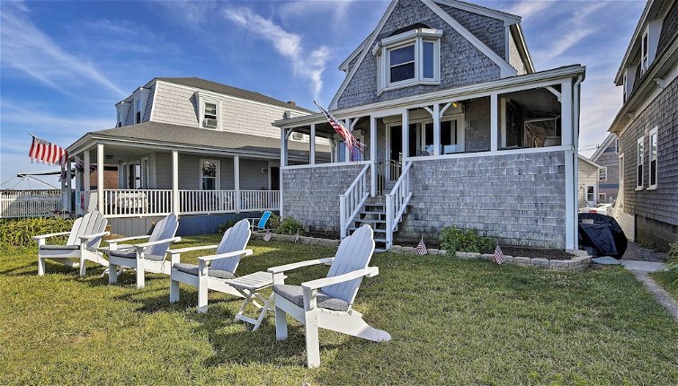 Photo 1 - Oceanfront Cape Cod Home w/ Porch, Yard + Grill
