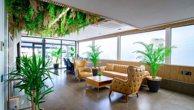 Sala de estar do lobby