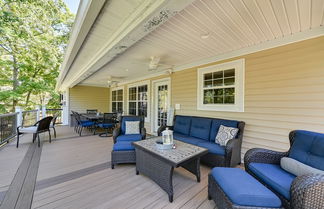 Photo 1 - Lakefront Gilbertville Haven w/ Private Boat Dock