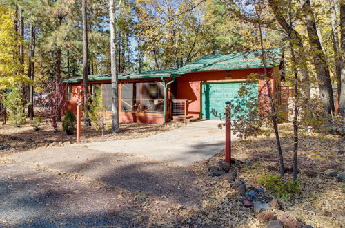 Photo 8 - Pinetop-lakeside Cabin Rental: Porch & Fire Pit