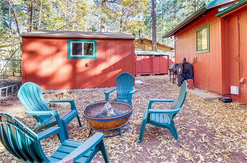 Photo 7 - Pinetop-lakeside Cabin Rental: Porch & Fire Pit