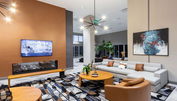 Sala de estar do lobby