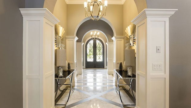 Interior entrance