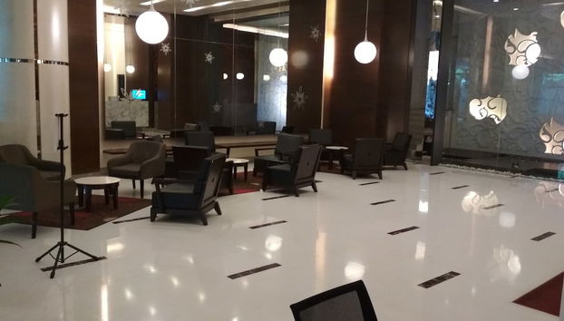 Sala de estar do lobby