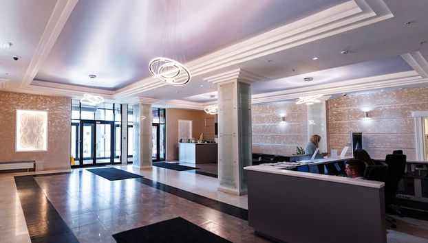 Interior entrance