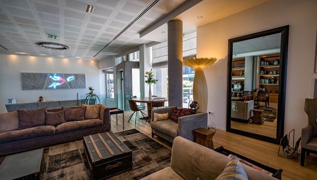 Zona de estar del vestíbulo