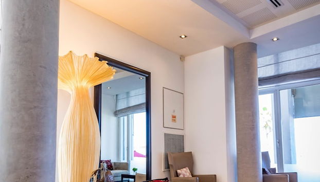 Zona de estar del vestíbulo