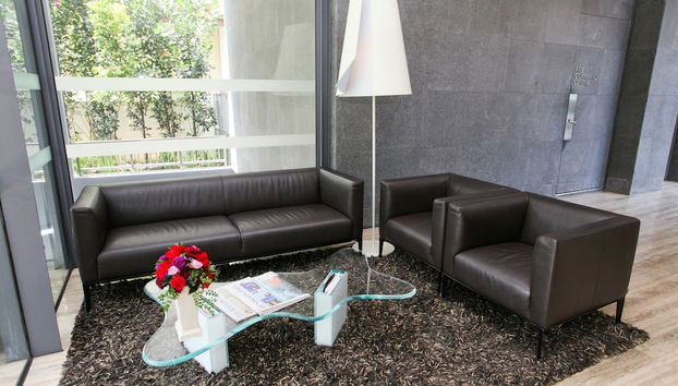 Sitzecke in der Lobby