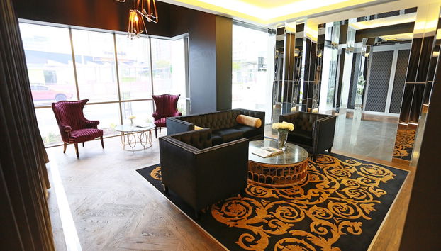 Sitzecke in der Lobby