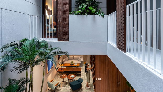 Sitzecke in der Lobby