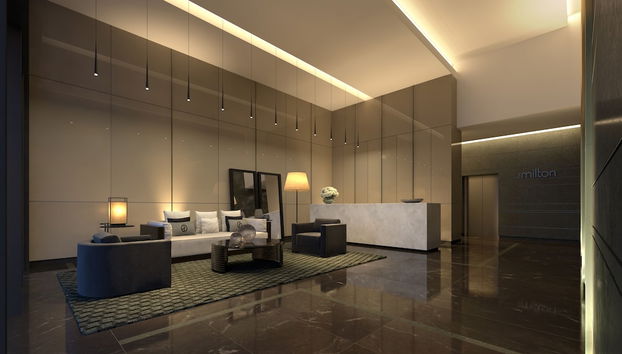 Lobby sitting area