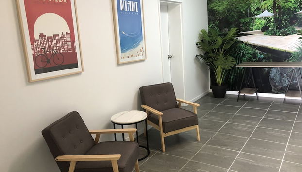 Sitzecke in der Lobby