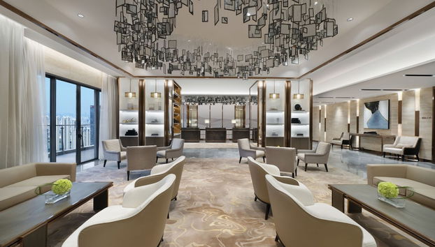 Coin salon dans le hall