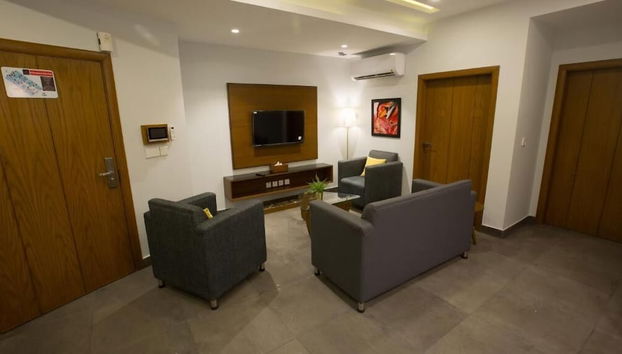 Sala de estar do lobby