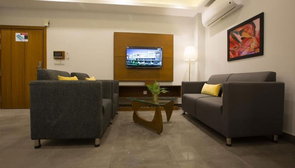 Sala de estar do lobby