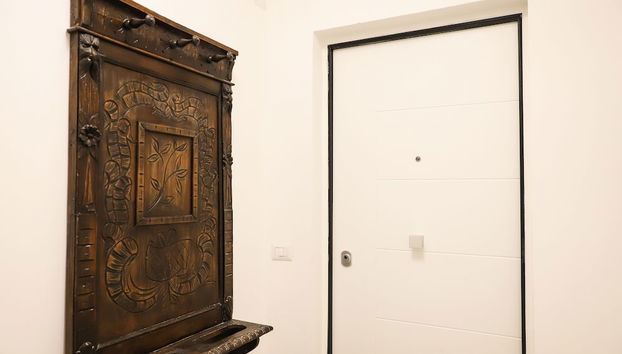 Interior entrance