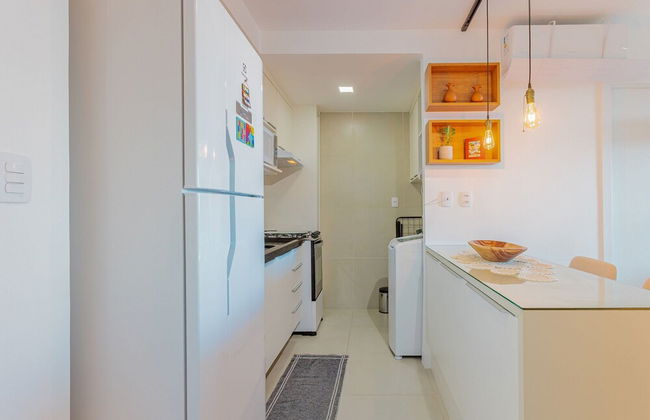 SM01 Moderno Apartamento a 350m do Mar - Foto 9