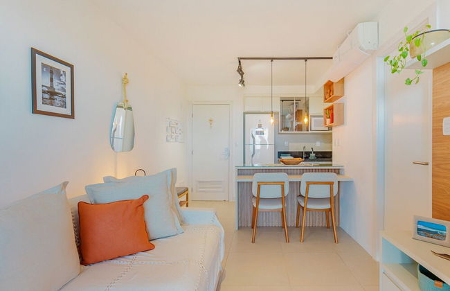 SM01 Moderno Apartamento a 350m do Mar - Foto 15