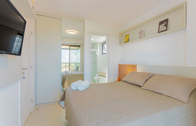 SM01 Moderno Apartamento a 350m do Mar - Foto 6