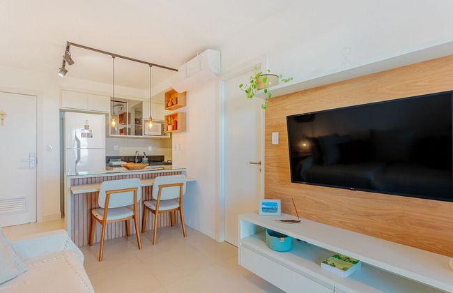 SM01 Moderno Apartamento a 350m do Mar - Foto 13