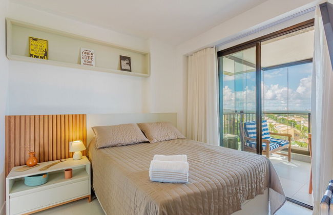 SM01 Moderno Apartamento a 350m do Mar - Foto 2
