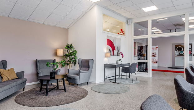 Sala de estar do lobby