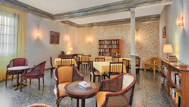 Sala de estar do lobby