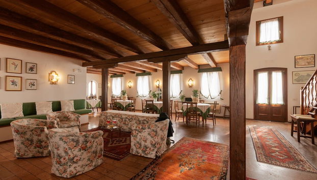 Zona de estar del vestíbulo