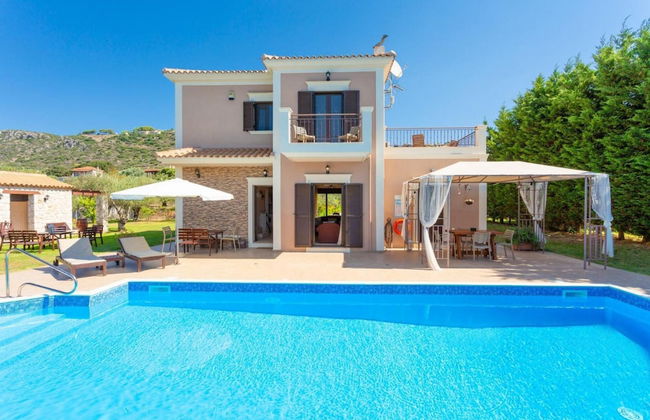 Villa Eufrosini Large Private Pool Walk to Beach Sea Views A C Wifi Car Not Required - 2301 - Photo 12