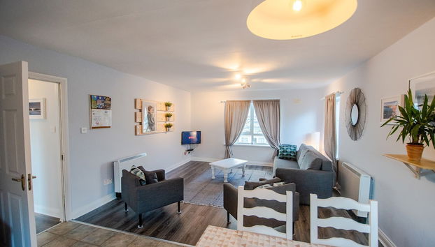 Zona de estar del vestíbulo