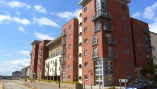 Fassade der Unterkunft