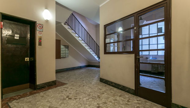 Interior entrance