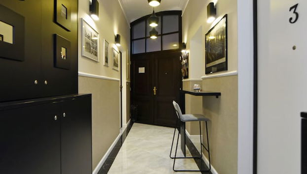 Interior entrance