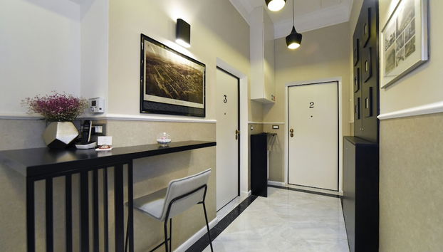 Interior entrance