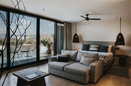 Foto 25 - Modern Luxury 3BR Penthouse Aldea Zama Private Hot Tub Nature Vibes Wifi