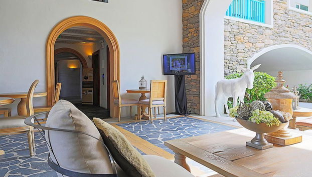 Sala de estar do lobby