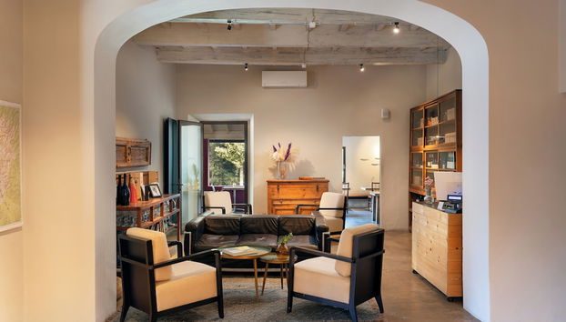 Sala de estar do lobby