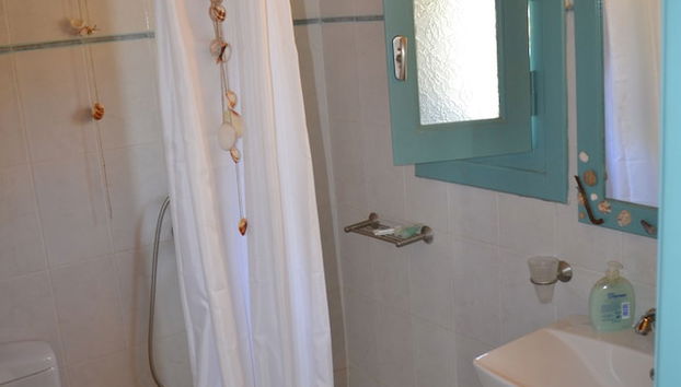 Duche na casa de banho