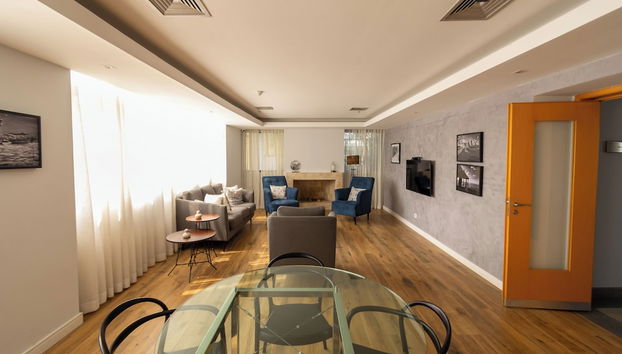 Sala de estar do lobby