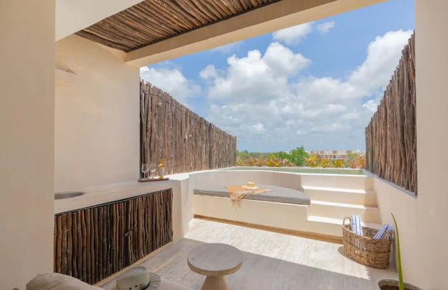 Luxury Penthouse in Aldea Zama, private pool and rooftop, 24 7 security in a gated community - Foto 58