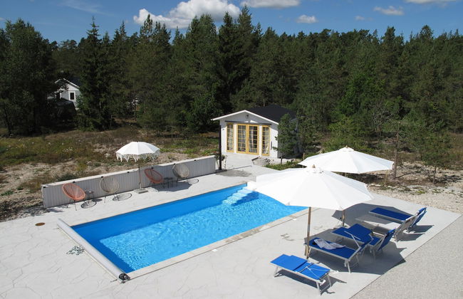 Villa Vitvikena in Gotland, Pool - Foto 12