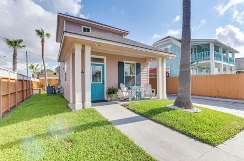 Photo 1 - Colorful Galveston Home w/ Patio: Steps to Beach