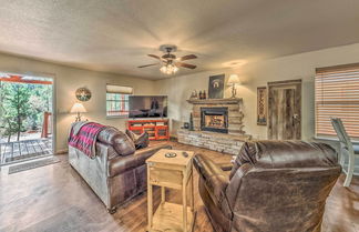 Photo 1 - Cozy & Pet-friendly Ruidoso Cabin w/ Private Deck