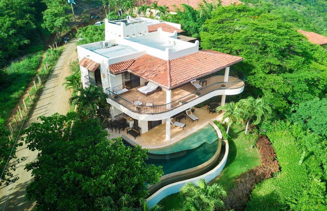 Hacienda-style Villa With Pool and Sweeping Ocean Views Above Potrero - Foto 50