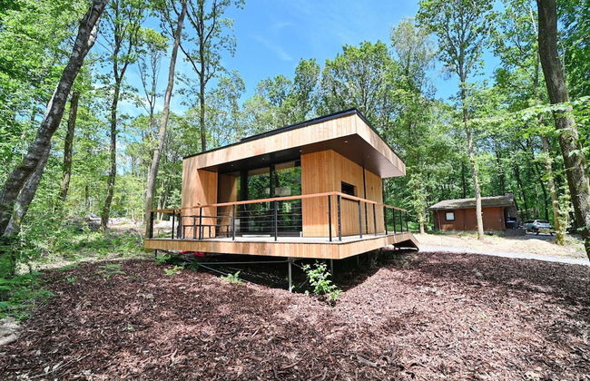 Modern, Wooden Chalet With Wood Burning Stove, in the Forest - Foto 37