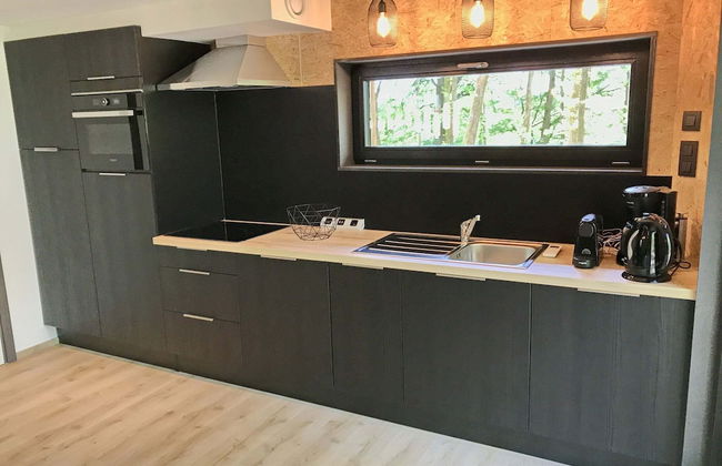 Modern, Wooden Chalet With Wood Burning Stove, in the Forest - Foto 12