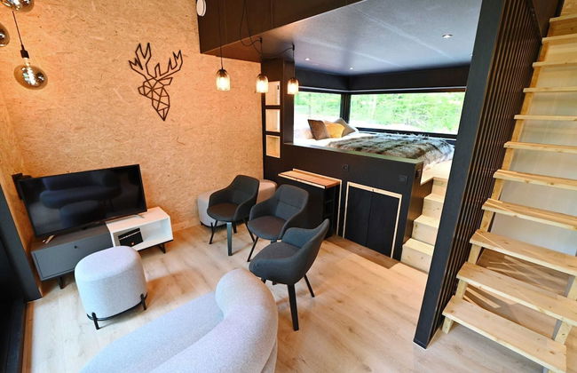 Modern, Wooden Chalet With Wood Burning Stove, in the Forest - Foto 20